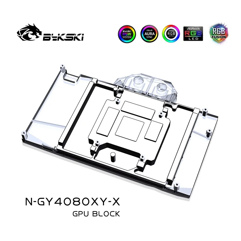 Bloque de GPU Bykski para tarj - Rtx 4080 Water Cooling Block reseña y precio